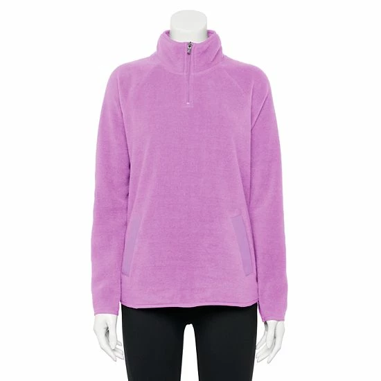 Women's Tek Gear® Microfleece Quarter-Zip Pullover Wetlands - Image 3