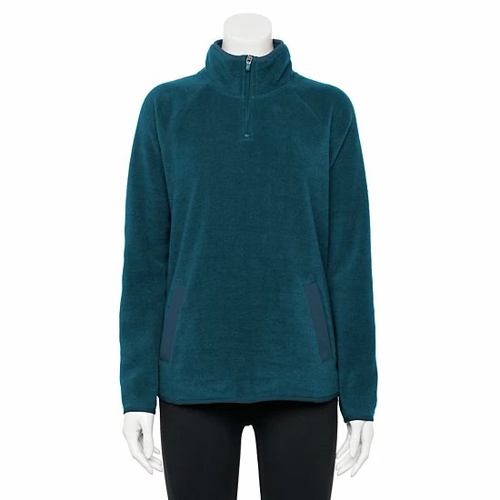 Women's Tek Gear® Microfleece Quarter-Zip Pullover Wetlands - Image 7