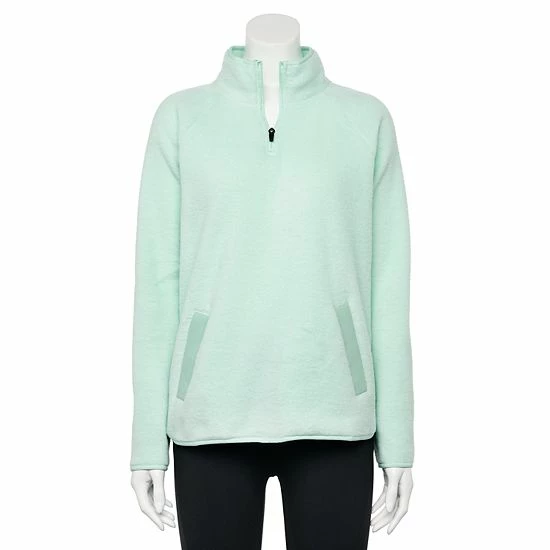 Women's Tek Gear® Microfleece Quarter-Zip Pullover Wetlands - Image 10