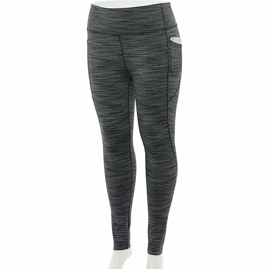 Plus Size Tek Gear® High-Waisted Leggings Knight Green Splatter 7 Plus Size Tek Gear® High-Waisted Leggings Knight Green Splatter - Image 7