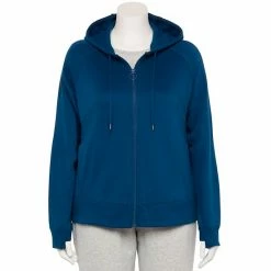 Plus Size Tek Gear® Ultrasoft Fleece Jacket Martini Rose