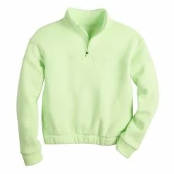 Girls 7-16 Tek Gear® Ultrasoft Fleece 1/4 Zip Pullover In Regular & Plus Strawberry Malt Berry