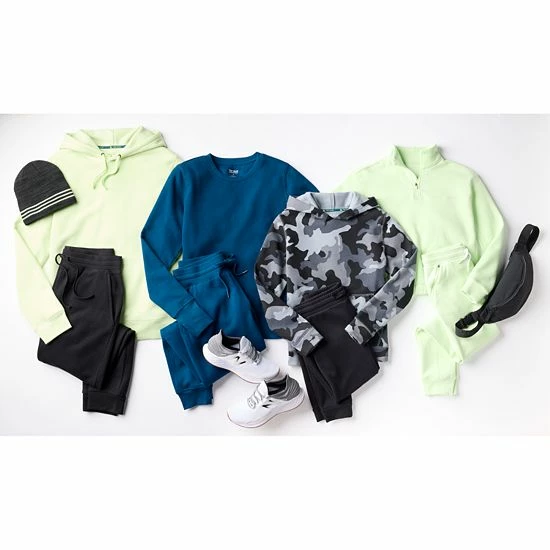 Girls 7-16 Tek Gear® Ultrasoft Fleece 1/4 Zip Pullover In Regular & Plus Strawberry Malt Berry 4 Girls 7-16 Tek Gear® Ultrasoft Fleece 1/4 Zip Pullover In Regular & Plus Strawberry Malt Berry - Image 4