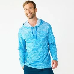 Men's Tek Gear® Seamless Pullover Hoodie Aussie Blue