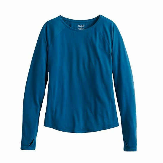 Women's Tek Gear® Soft Touch Tee Sage Camo 3 Women's Tek Gear® Soft Touch Tee Sage Camo - Image 3