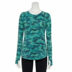 Women's Tek Gear® Soft Touch Tee Sage Camo 28 Women's Tek Gear® Soft Touch Tee Sage Camo -Tek Gear Shop unnamed file 1255