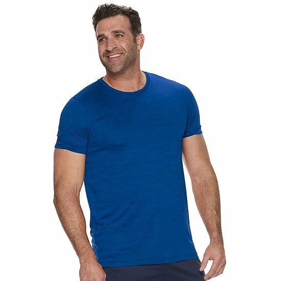 Big & Tall Tek Gear® Dry Tek Tee Rustic Berry Lavender - Image 3