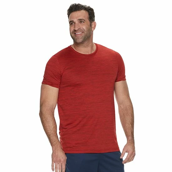 Big & Tall Tek Gear® Dry Tek Tee Rustic Berry Lavender - Image 6