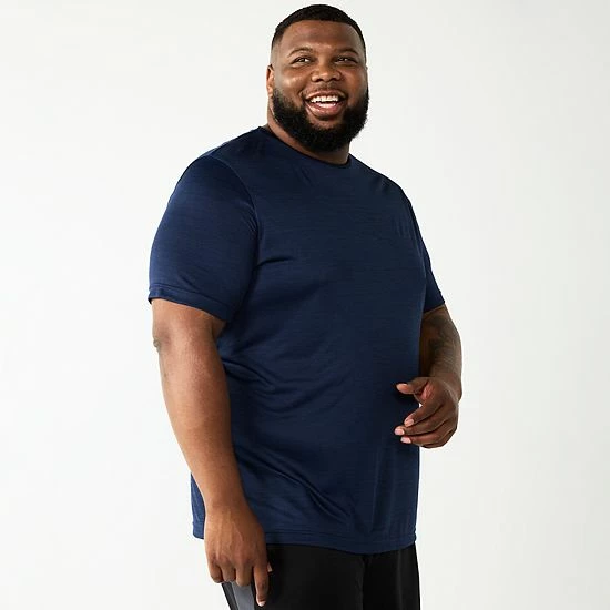 Big & Tall Tek Gear® Dry Tek Tee Rustic Berry Lavender - Image 7