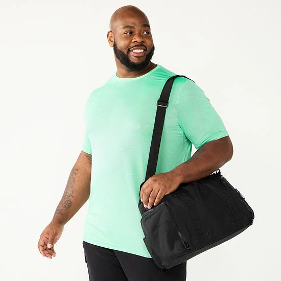 Big & Tall Tek Gear® Dry Tek Tee Rustic Berry Lavender - Image 11