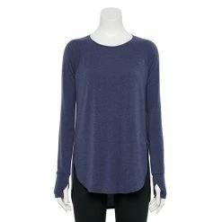 Women's Tek Gear® High Slit Tunic Light Shade Heather