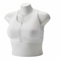 Plus Size Tek Gear® Zip-Front Medium Impact Sports Bra Lavender