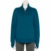 Women's Tek Gear® Quarter-Zip Ultrasoft Fleece Jacket Natural Scallop