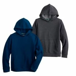 Kids 7-20 Tek Gear Ultrasoft Fleece Hoodie Set In Regular & Husky Lava Prestigious Green