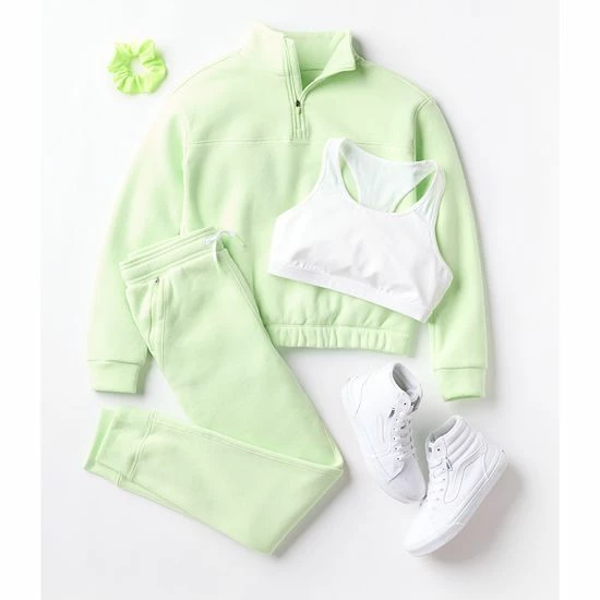 Girls 7-16 Tek Gear® Ultrasoft Fleece Joggers In Regular & Plus Wetlands - Image 5