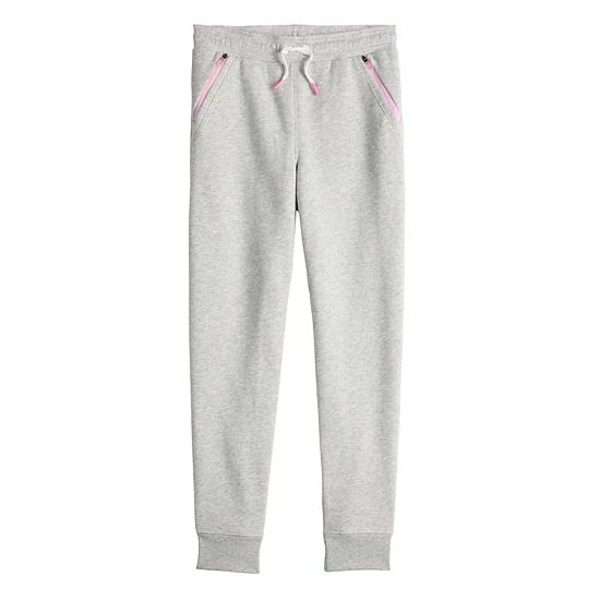 Girls 7-16 Tek Gear® Ultrasoft Fleece Joggers In Regular & Plus Wetlands - Image 7