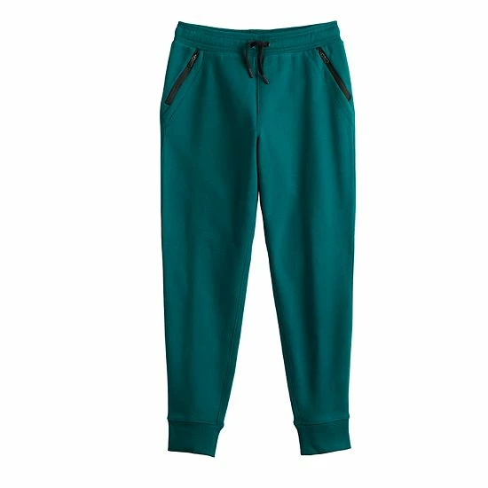 Girls 7-16 Tek Gear® Ultrasoft Fleece Joggers In Regular & Plus Wetlands - Image 8