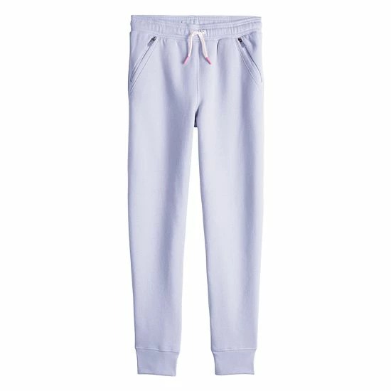 Girls 7-16 Tek Gear® Ultrasoft Fleece Joggers In Regular & Plus Wetlands - Image 9