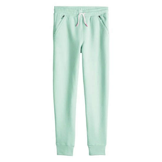 Girls 7-16 Tek Gear® Ultrasoft Fleece Joggers In Regular & Plus Wetlands - Image 18