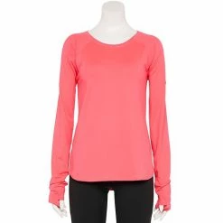Women's Tek Gear® Adaptive Long Sleeve Performance Tee Maxwell Purple