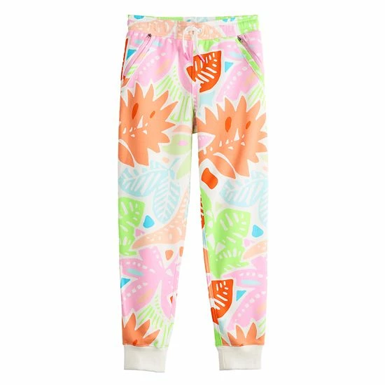 Girls 7-16 Tek Gear® Ultrasoft Fleece Joggers In Regular & Plus Wetlands - Image 19