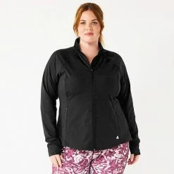 Plus Size Tek Gear® Performance Jacket Fuchsia Cashmere