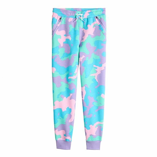 Girls 7-16 Tek Gear® Ultrasoft Fleece Joggers In Regular & Plus Wetlands - Image 20
