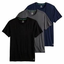 Men's Tek Gear® 3-Pack Core Tee Set Black Blue Red