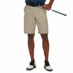 Men's Tek Gear® Solid Flat-Front Performance Golf Shorts Turquoise