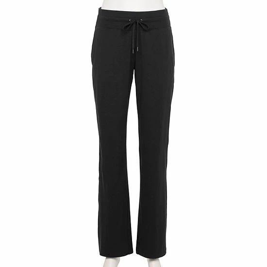 Women's Tek Gear® Essential Straight-Leg Pants Black - Image 6