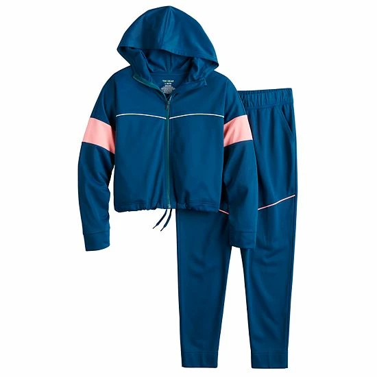 Girls 7-16 Tek Gear® Tricot Tracksuit Set In Regular & Plus Lavender Maypop 3 Girls 7-16 Tek Gear® Tricot Tracksuit Set In Regular & Plus Lavender Maypop - Image 3