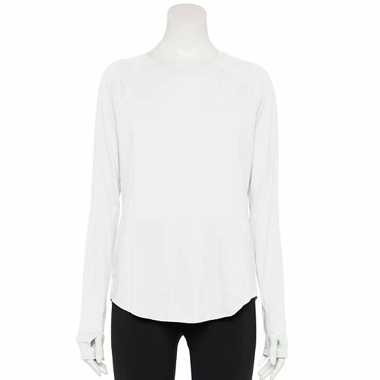 Women's Tek Gear® Soft Touch Long-Sleeve Tee Shy Green