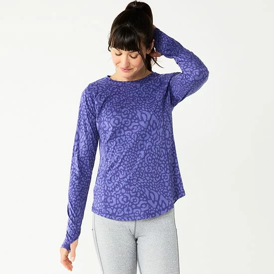 Women's Tek Gear® Soft Touch Long-Sleeve Tee Shy Green - Image 13