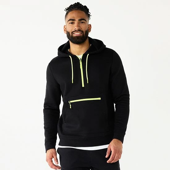 Men's Tek Gear® Utility Pocket Fleece Hoodie Olive