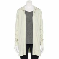 Women's Tek Gear® Stretch Fleece Open-Front Hooded Cardigan Ava Lavender