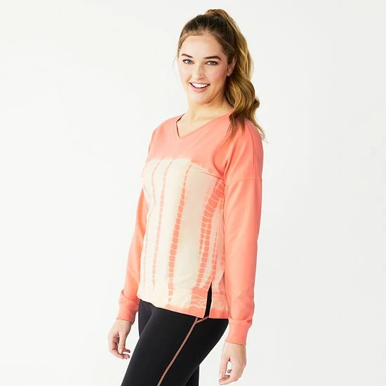 Women's Tek Gear® French Terry Sweatshirt Wild Flamingo - Image 9