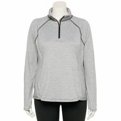 Plus Size Tek Gear® Quarter-Zip Performance Jacket Black -Tek Gear Shop unnamed file 2276