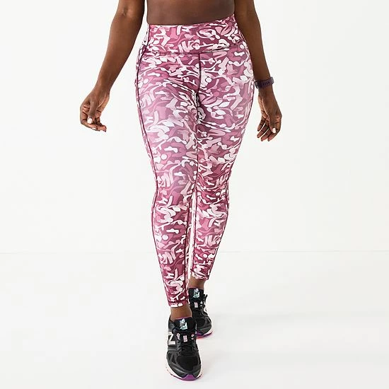 Petite Tek Gear® Ultrastretch High-Waisted 7/8 Leggings With Side Pockets Ditsy Floral - Image 2