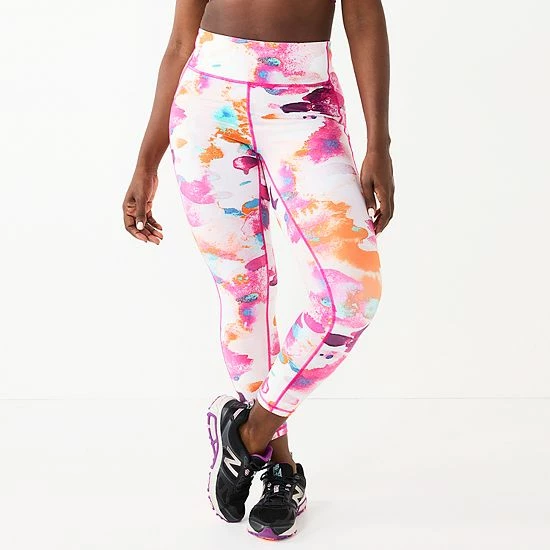 Petite Tek Gear® Ultrastretch High-Waisted 7/8 Leggings With Side Pockets Ditsy Floral - Image 7
