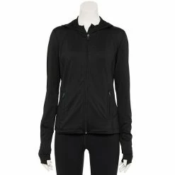 Women's Tek Gear® Performance Hooded Fleece Jacket Natural Scallop -Tek Gear Shop unnamed file 2323