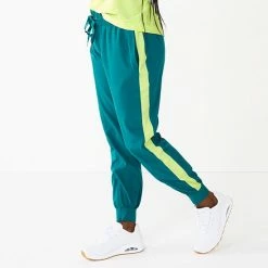 Women's Tek Gear® Zipper-Hem Woven Track Pants Black -Tek Gear Shop unnamed file 2453
