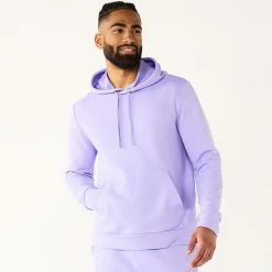 Men's Tek Gear® French Terry Pullover Hoodie Aqua Stone