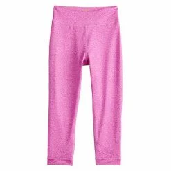 Girls 7-16 Tek Gear® Performance 7/8 Leggings In Regular & Plus Glaze Green