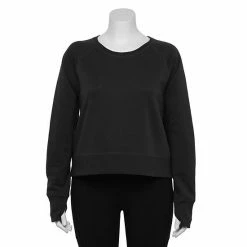 Plus Size Tek Gear® Ultrasoft Oversized Fleece Sweatshirt Sierra Valley