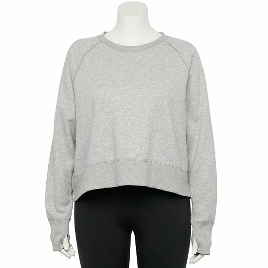 Plus Size Tek Gear® Ultrasoft Oversized Fleece Sweatshirt Sierra Valley - Image 4