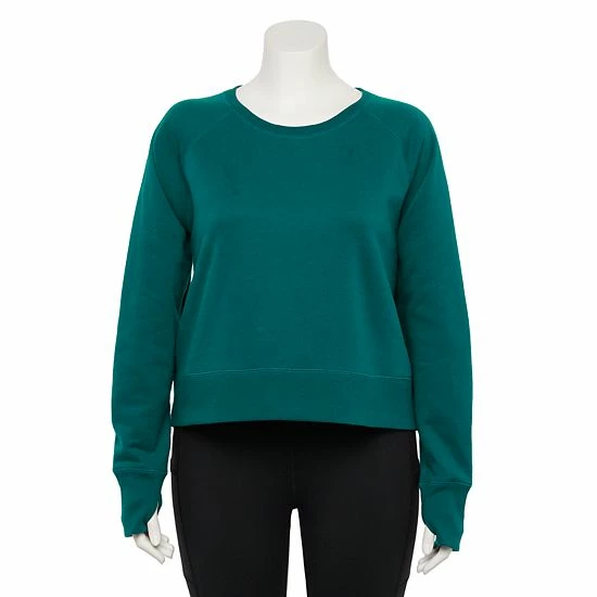 Plus Size Tek Gear® Ultrasoft Oversized Fleece Sweatshirt Sierra Valley - Image 5