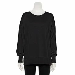 Women's Tek Gear® Stretch Fleece Crewneck Sweatshirt Smokey Slate