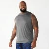 Big & Tall Tek Gear® Dry Tek Muscle Tee Cherry Black