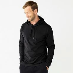 Men's Tek Gear® Midweight Hoodie Mineral Black