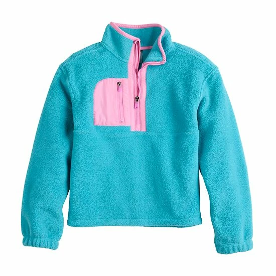 Girls 7-16 Tek Gear® Sherpa Pullover In Regular & Plus Fanatic Pink - Image 6